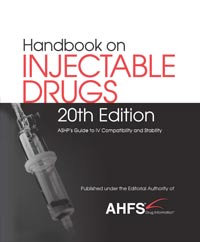 Injectable Drug Compatibility Chart